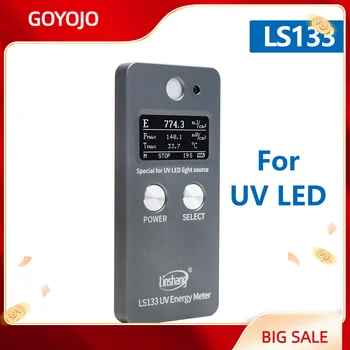 Linshang LS133 UVA LED Energijo Merilnik UV Sevanja Meter za 365nm 385nm 395nm 405nm UV Črnila, Lepila, Premaze za Zdravljenje Izpostavljenosti Tiskanje