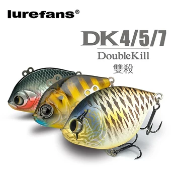 Lurefans DK4 DK5 DK7 Lipless Crankbait Vib Lure Vibratorji Cicada Potopu Ročice Umetne Vabe Za brancin Ščuka Ribištvu Tackle