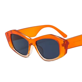 Mala Mačka Oči, sončna Očala Ženske Modni Novo Vintage Kvadratnih Odtenki Moških sončna Očala UV400 Očala Oculos Gafas De Sol 2