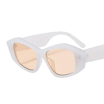 Mala Mačka Oči, sončna Očala Ženske Modni Novo Vintage Kvadratnih Odtenki Moških sončna Očala UV400 Očala Oculos Gafas De Sol 5