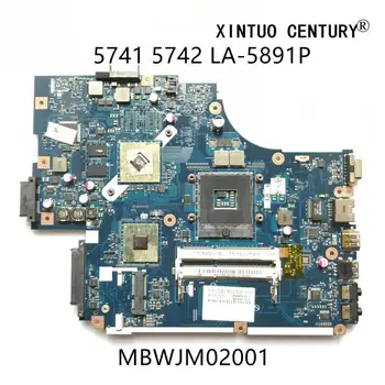 MBWJM02001 Za Acer aspire 5740 5741 5742 5742G Motherboard NEW70 LA-5891P HM55 DDR3 S HD5470 512M 100% testirani dela