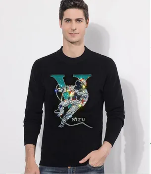 Men ' s Long Sleeve Nosorogovo pulover Moda Mehko Business Casual Vroče vaja 2021 nova moda