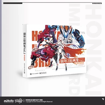 miHoYo/Honkai Vpliv 3 Original Art Collection Uradni Igra Meteor je Potovanje Kiana Cospaly Kolekcija Vroče Anime Nova