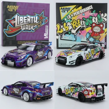 MINI GT1:64 Nissan 35GT-RR LBWK Zbirka die-cast ohišje iz legiranega avto dekoracijo modela igrače Limited Edition
