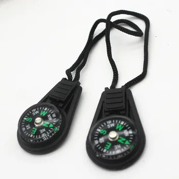 Mini Kompas Survival Kit z Keychain za Zunanjo Kampiranje, Pohodništvo, Lov Nahrbtnik Okraski Kolesarske Opreme Kompas