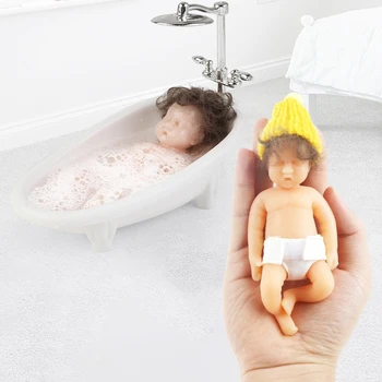 Mini Novorojenega Otroka Resnično Videti Lutka Rodi Dojenčka Oprema Otroška Soba Dekoracijo Eco-prijazen, z Dodatki Lutka