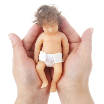 Mini Novorojenega Otroka Resnično Videti Lutka Rodi Dojenčka Oprema Otroška Soba Dekoracijo Eco-prijazen, z Dodatki Lutka 3