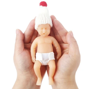 Mini Novorojenega Otroka Resnično Videti Lutka Rodi Dojenčka Oprema Otroška Soba Dekoracijo Eco-prijazen, z Dodatki Lutka 5