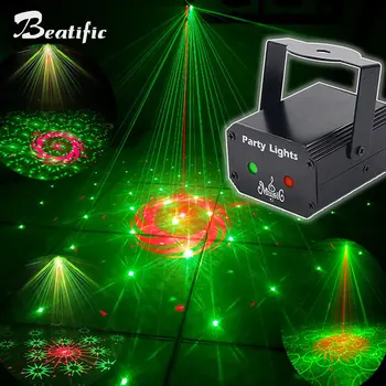 Mini USB Laser Disco Luči za Domačo Zabavo, Karaoke Bar Club Stranka Luči, Glasba, Zvok-vključi nočni klub Razsvetljavo