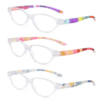 Moda Tiskanje Anti-Modra Svetloba Obravnavi Očala Ženske Presbyopia Očala Urltra-Light Anti Eeystrain Zaščita Oči Očala