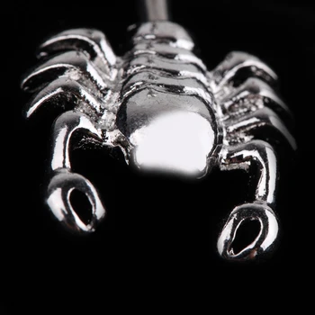 Modni Dodatki Scorpion Obliko Piercing Trebuh Gumb Sponke Obroč, Nakit Telo Padec Ladijskega Prometa 3