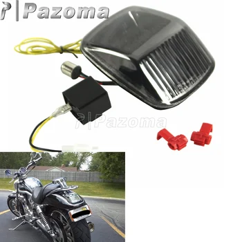 Motorna kolesa 12V Dim LED Luč Zadaj Rep Zavore, Stop Luči Obrnite Signal za Harley Deuce Vseh Letih V-ROD 2002-2011