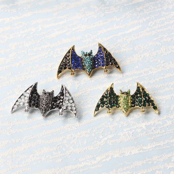 Multi-barvni Nosorogovo Bat Broška Naravnih Abalone Belo Lupino Bat-oblikovan Broška moška In ženska Moda in Ženske Vse-Ujemanje Nakit