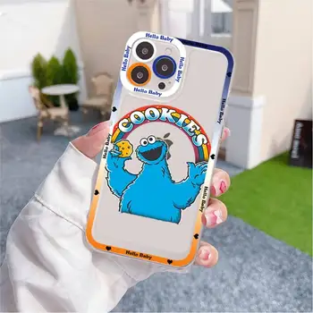 Najboljša igralka Cookie Monster Primeru Telefon za iPhone 11 12 13 Mini Pro Max 14 Pro Max Primeru lupini 2