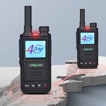 Najcenejši Omrežja walkie talkie Chierda NB915 telefon 500km Dolgo Vrsto Radio FDD-LTE/TDD-LTE/TD-SCDMA walki talki 4g kartice sim