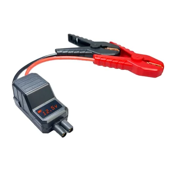 Najnovejše LED posnetek kabel za avto, skok starter Z led zaslon Priključite na Priključek Sili Vodi Kabel Baterije Aligator Objemke Posnetek 1