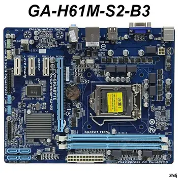 Namizje Mati Odbor Za H61M-S2-B3 Socket LGA 1155 V Tel CPU Vmesnik DDR3 16 G Dual Channel Memory VGA Interfac