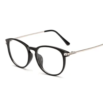 Navaden očal okvir računalniške očala, očala krog pregleden Optičnih očal ženske moški očala okvir za ženski moški 5