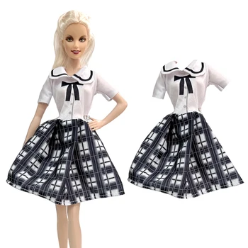 NK Uradni 1 Kos Modno Krilo Šoli Enotno Obleko za Barbie 1/6 BJD Punčko Oblačila Dodatki Play House Apretiranje Igrače