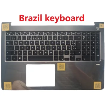Nov Laptop, RU ruska/UK/latinska LA/nemški GR/Brazilija BR Tipkovnico za Dell Vostro 15-5000 5568 V5568 z podpori za dlani Zgornjem Primeru Zajema 4