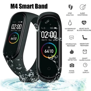Nov M4 Smart Band Fitnes Tracker Pametno Gledati Šport Pametna Zapestnica Srčni Utrip, Krvni Tlak Smartband Spremljanje Zdravstvenega Manžeta