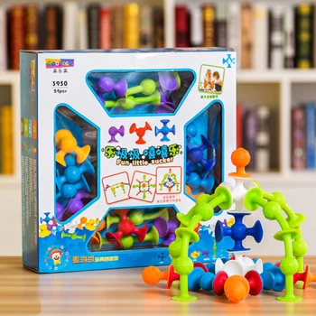 Nov Prihod Mehko gradniki Otroci DIY Bedak Smešno Silikonski Blok Model Gradnje Igrače Kreativna Darila Za Otroke Boy