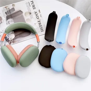 Nova barva Slušalke cover za Apple Airpods Max Silikonski slušalke Ročaj Zaščitna Pokrivala Candy Barve Primeru Dodatki