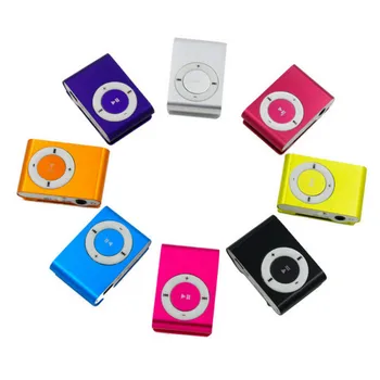 NOVE Prenosne Kovinske Sponke, MP3 Predvajalnik s 5 Candy Barve Ne Pomnilniško Kartico Predvajalnik Glasbe z Reža za TF