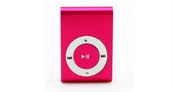 NOVE Prenosne Kovinske Sponke, MP3 Predvajalnik s 5 Candy Barve Ne Pomnilniško Kartico Predvajalnik Glasbe z Reža za TF 2
