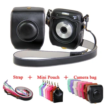 Nove PU Usnje Fotoaparat Primeru Kritje Za Fujifilm Instax SQ10 SQ1 Kritje Fuji Instax Mini 11 fotoaparat torba s traku