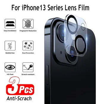 Objektiv kamere Kaljeno Steklo za IPhone 13 Pro Polno Kritje Fotoaparat Zaščitnik Zaslon za IPhone 13 Mini 13 Pro Max Objektiv Stekla 0