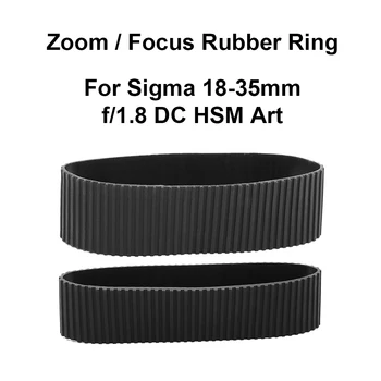 Objektiv Zoom Gume Obroč / Osredotočiti Gume Obroč Zamenjava za Sigma 18-35mm f/1.8 DC HSM Umetnosti Kamere Pribor za Popravilo del