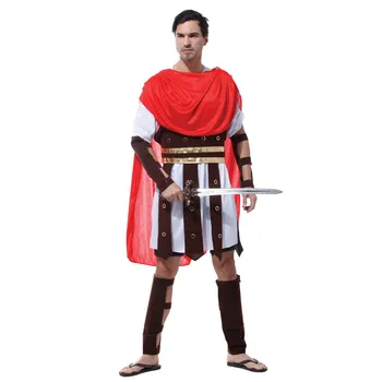 Odraslih Moških, Starih Rimskih Bojevnik Kostum Spartan Gladiator Vojak Kostumi Pustni Purim Halloween Cosplay