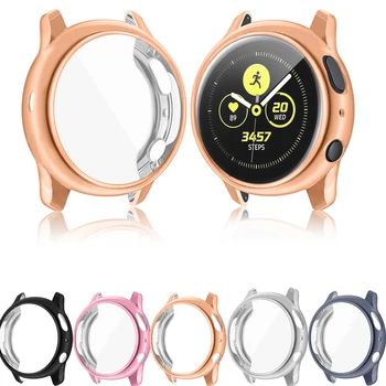 Ohišje za Samsung Galaxy Watch Aktivna 2 40 mm TPU Odbijača Screen Protector+film Smartwatch Kritje 44 Samsung Watch Dodatki