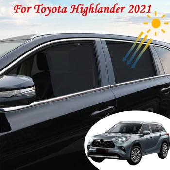 Okno Avtomobila Sunshield Sunproof Kritje Za Toyota Highlander 2021 Sonce Odtenek Strani Okna Sončniki Očesa Dodatki