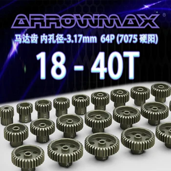 Original ARROWMAX PASTROKOM ORODJE 3.17 mm izvrtina premera 64P 18T-41T (7075 TEŽKO) anodnih oksidacije motorna orodja