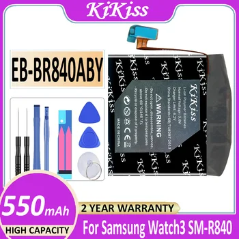 Original KiKiss Baterija EB-BR840ABY 550mAh Za Samsung Watch 3 SM-R840 Watch3 Različica Bateria