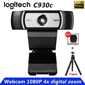 Original Logitech C930c 1080P HD Kamero za Računalnik Zeiss Objektiv, USB Video Kamera 4 Čas Digital Zoom Nadgradnjo