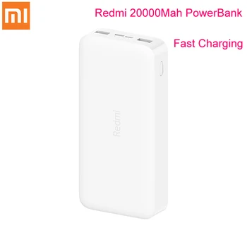 Original Xiaomi Redmi Moči Banke 20000mAh QC3 USB Tip C Prenosni Powerbank Zunanje Baterije Powerbank Za Pametni Dom Spusti Ladje