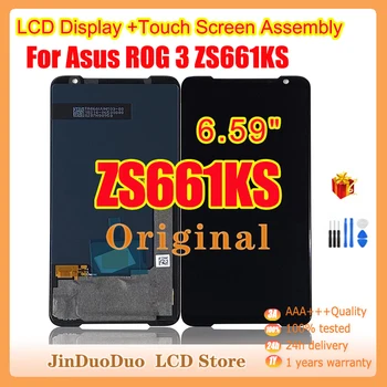 Original Za ASUS ROG 3 ZS661KS LCD-Zaslon, Zaslon na Dotik, Računalnike Zbora Za Asus zs661ks LCD z Okvirjem Zamenjava I003DD