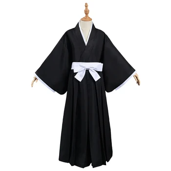 Otroci Otrok Belilo Kurosaki ichigo/Kuchiki Rukia/Hitsugaya Toushirou Diepa Cosplay Kostum Kimono Obleke Halloween Obleko 1