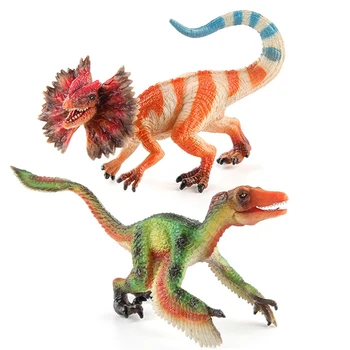 Otrok Živali Dinozaver dimenzionalni model-Arizona Dilophosaurus / Saurus Raptor namizni okras fant dekle Rojstni dan / noč Čarovnic Darilo