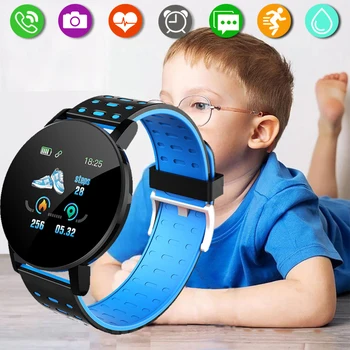 Otroška Digitalna Ura Smartwatch Nepremočljiva Smart Bluetooth Gledati Otroke Srčnega utripa Fitnes Tracker Smartwatch