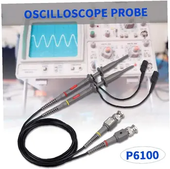 P6100 BNC Oscilloscope Sonda 100MHz 1X 10X Aligator Posnetek Test Nizko Pasivne Limpedance Sonde Test Vodi Dušenje Sonda