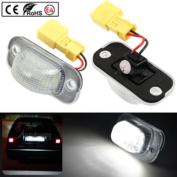 Par LED tablice lučka LED število ploščo svetlobe Avto Dodatki Za Seat Toledo I 1 Mk1 VW Golf II 2 Mk2 Jetta II 2 Mk2
