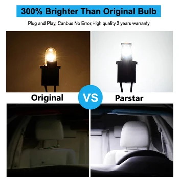 Parstar 8Pcs LED Notranja Svetloba Svetilke Komplet Za Hyundai i10 2007-2015 2016 2017 2018 2019 Avto Notranja Žarnica Dome Branje Trunk Canbus 1
