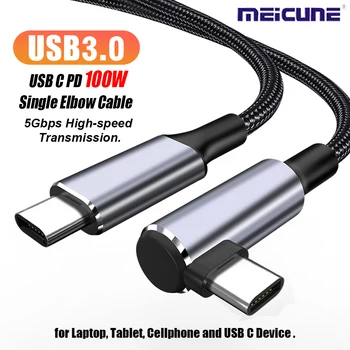 PD 100W USB C do USB Tip C En Komolec Kabel za Macbook Pro, iPad Pro 2020 2021, Zrak 5, Mini 6 Polnilnih Kablov USB C Kabel