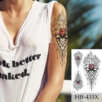 Peony Rose Začasni Tattoo Nalepke,Ženske Body Art Tattoo,Dekle Nazaj Prsi Tatoos Cvet 3