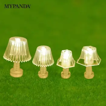 PlasticMini Razsvetljavo Namizne Svetilke Lutke Miniature Pribor Lutka Hiša Spalnica Talna Svetilka Za Na Kid 1:25 Lutke Igrače