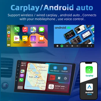 Podofo 8core Android 2din avtoradio Za Audi Q5 2010-2018 Avto Multimedijski Predvajalnik, GPS Navigacija AI Glas WIFI 4G 2din Auto Stereo 3
